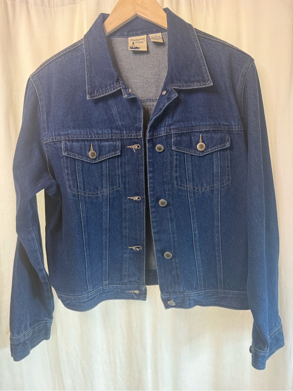 💙Classic Dark Blue Denim Jacket - Classic Jean Jacket💙